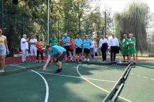 Turniej Bocce w DPS w Zgórsku. (Foto: archiwum Starostwa Powiatowego w Kielcach)