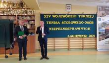 XIV Wojewódzki Turniej Tenisa Stołowego Osób Niepełnosprawnych Łagiewniki 2024.